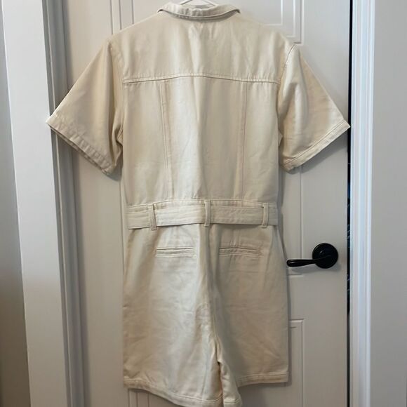 Triarchy Safari Jumpsuit in Off White - Picture 8 of 8